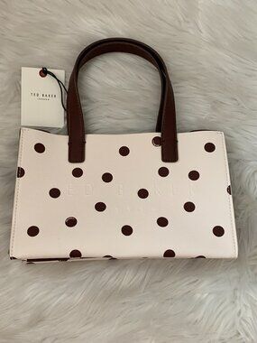 TED BAKER LONDON Suricon Small Polka Dot Top Handle Tote Bag